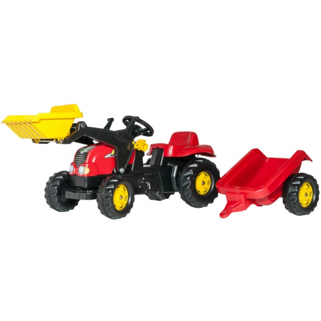 Детский педальный трактор Rolly Toys Kid X 23127